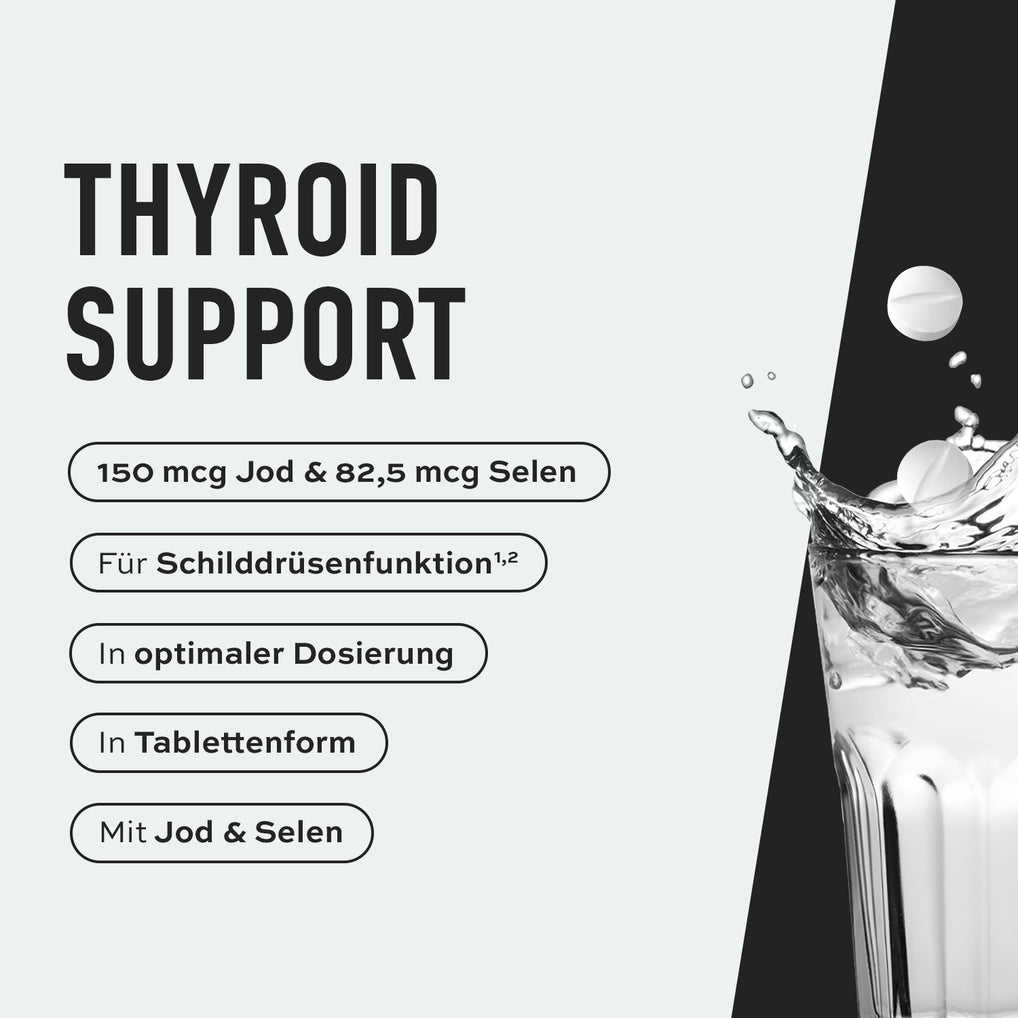 Schilddrüsen-Tabletten: Iodine + Selenium